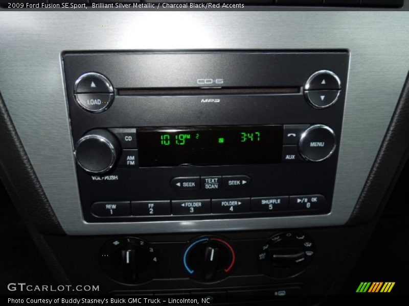 Brilliant Silver Metallic / Charcoal Black/Red Accents 2009 Ford Fusion SE Sport