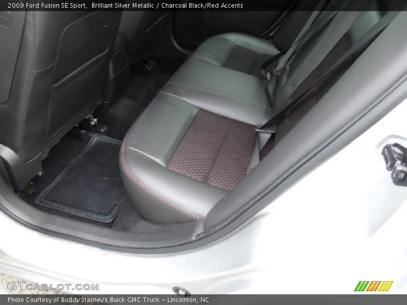 Brilliant Silver Metallic / Charcoal Black/Red Accents 2009 Ford Fusion SE Sport