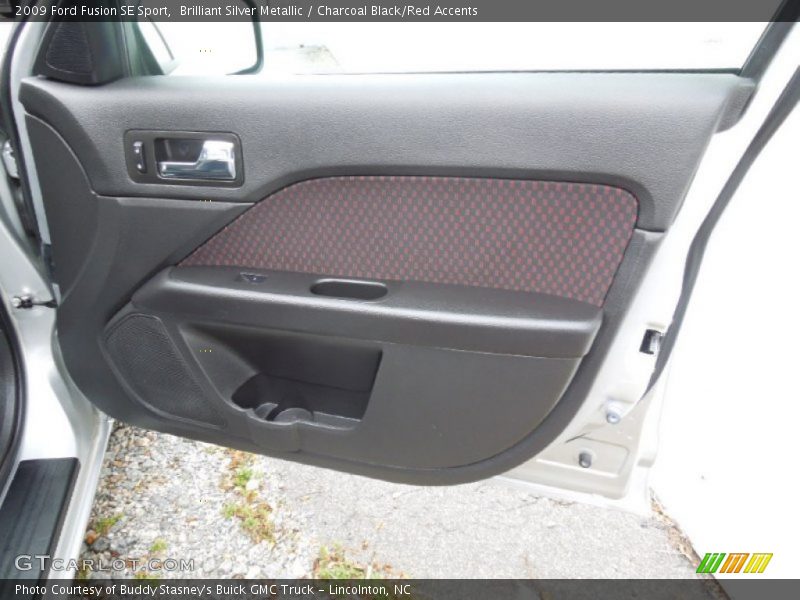 Brilliant Silver Metallic / Charcoal Black/Red Accents 2009 Ford Fusion SE Sport