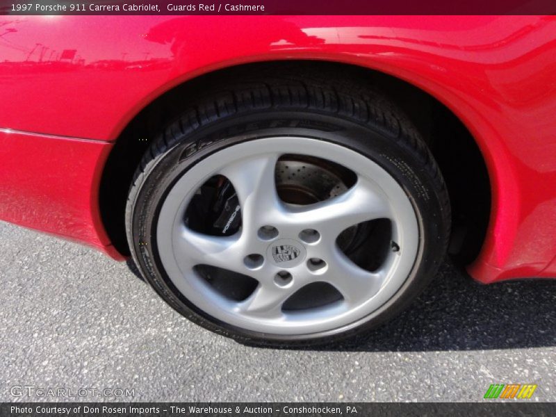 Guards Red / Cashmere 1997 Porsche 911 Carrera Cabriolet