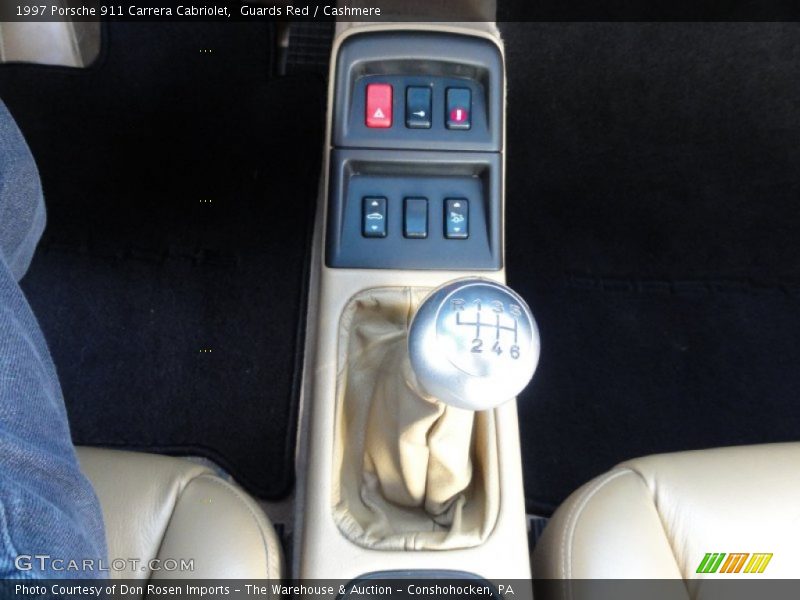  1997 911 Carrera Cabriolet 6 Speed Manual Shifter