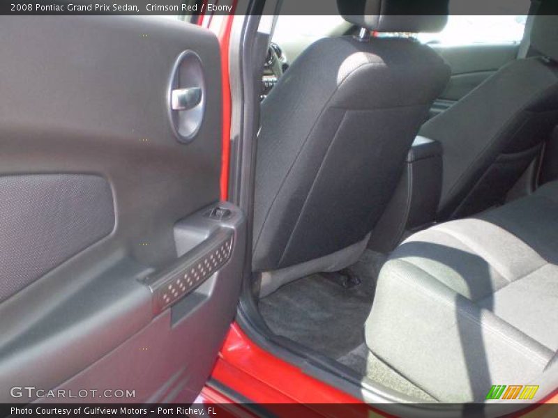 Crimson Red / Ebony 2008 Pontiac Grand Prix Sedan