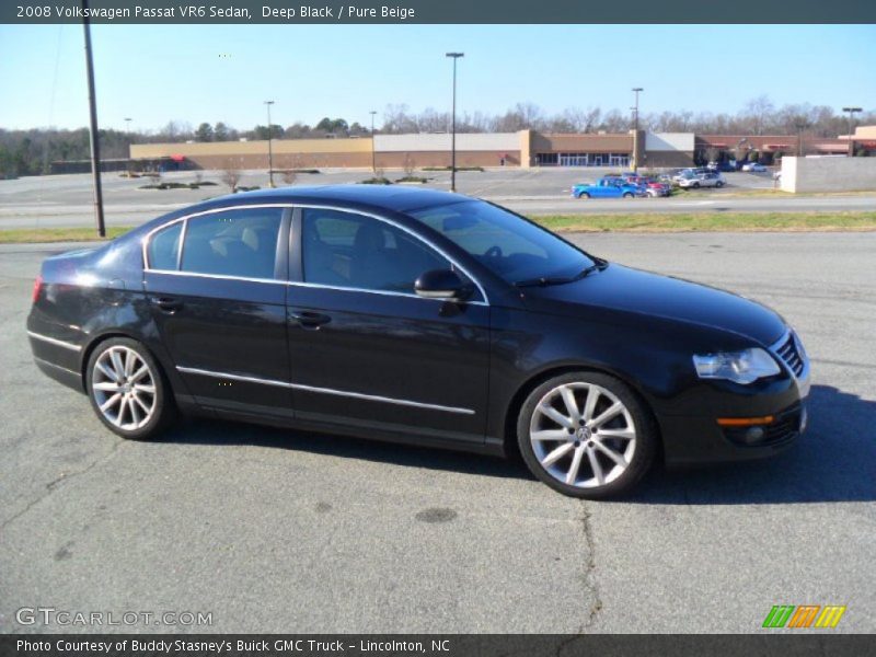 Deep Black / Pure Beige 2008 Volkswagen Passat VR6 Sedan