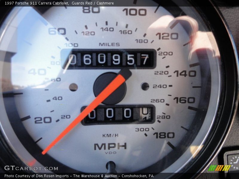  1997 911 Carrera Cabriolet Carrera Cabriolet Gauges