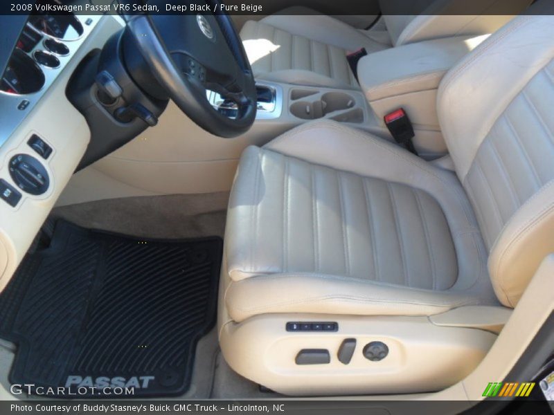 Deep Black / Pure Beige 2008 Volkswagen Passat VR6 Sedan