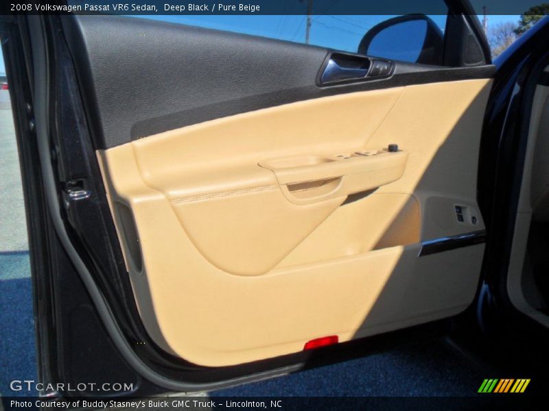 Deep Black / Pure Beige 2008 Volkswagen Passat VR6 Sedan