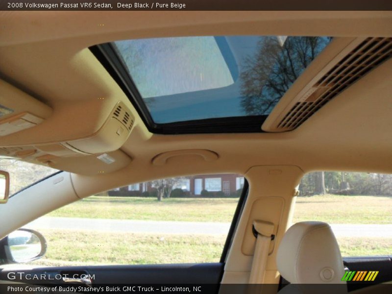 Deep Black / Pure Beige 2008 Volkswagen Passat VR6 Sedan