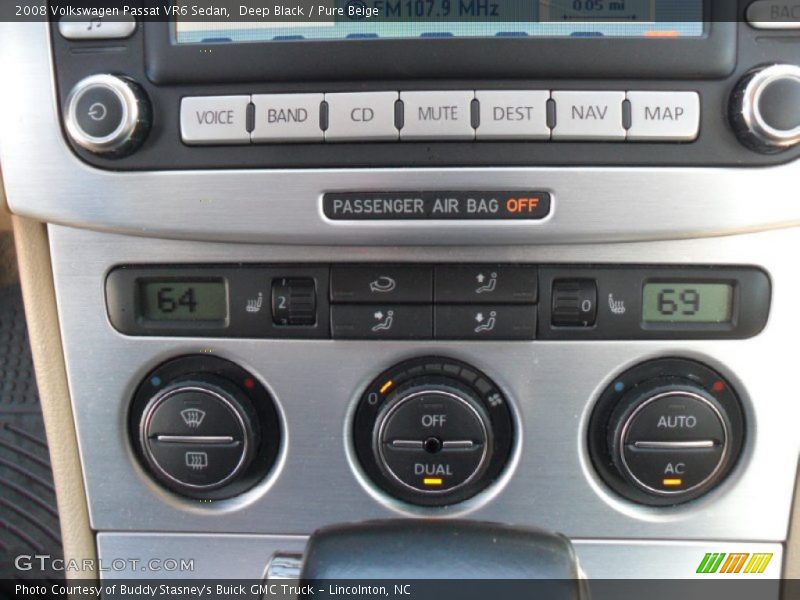 Deep Black / Pure Beige 2008 Volkswagen Passat VR6 Sedan