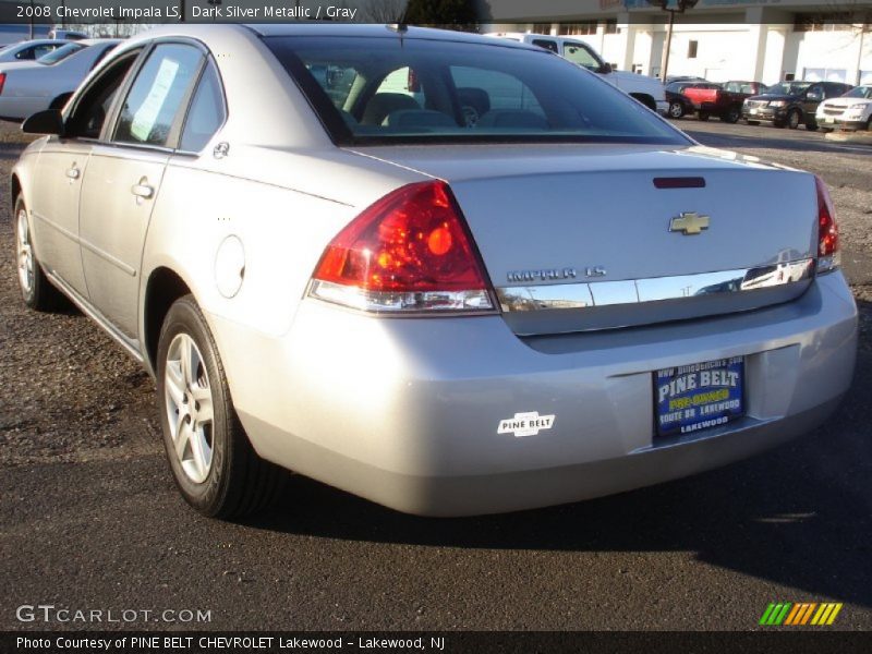 Dark Silver Metallic / Gray 2008 Chevrolet Impala LS
