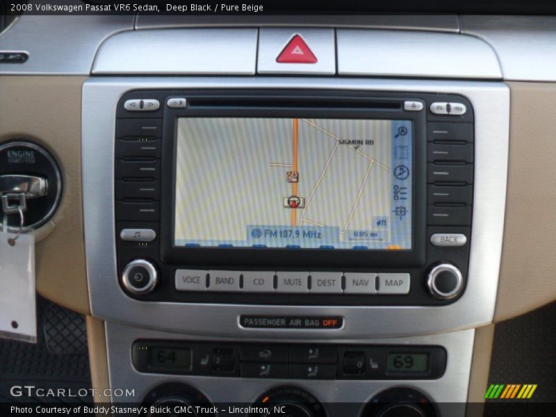 Deep Black / Pure Beige 2008 Volkswagen Passat VR6 Sedan