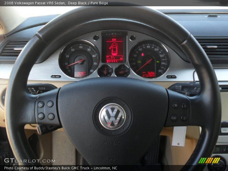 Deep Black / Pure Beige 2008 Volkswagen Passat VR6 Sedan