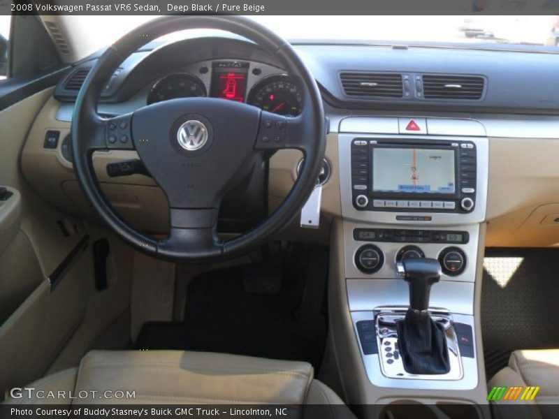 Deep Black / Pure Beige 2008 Volkswagen Passat VR6 Sedan