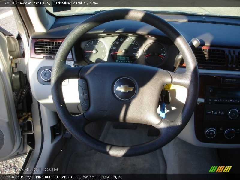 Dark Silver Metallic / Gray 2008 Chevrolet Impala LS