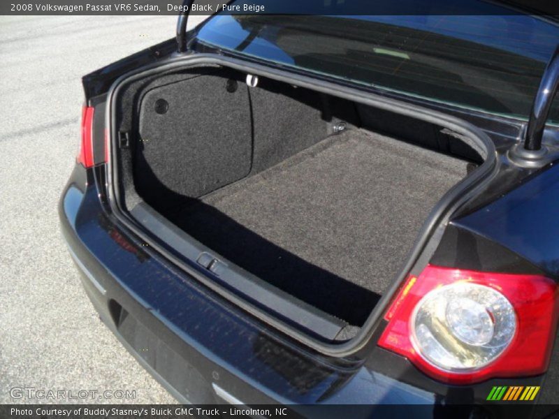 Deep Black / Pure Beige 2008 Volkswagen Passat VR6 Sedan