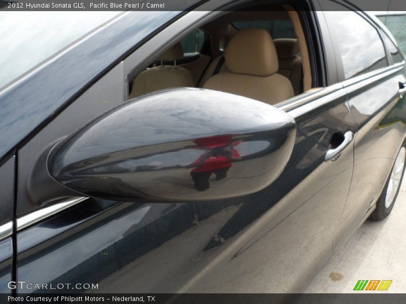 Pacific Blue Pearl / Camel 2012 Hyundai Sonata GLS