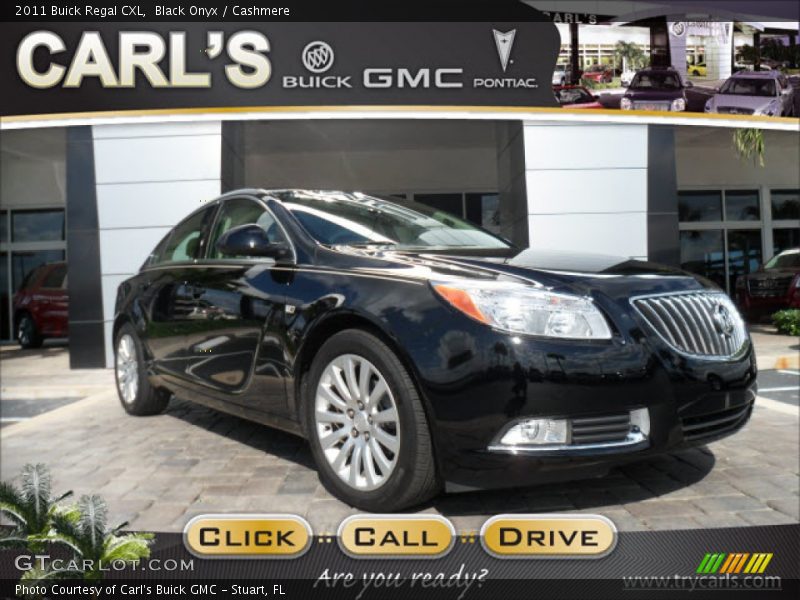 Black Onyx / Cashmere 2011 Buick Regal CXL