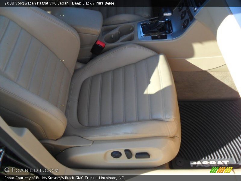 Deep Black / Pure Beige 2008 Volkswagen Passat VR6 Sedan