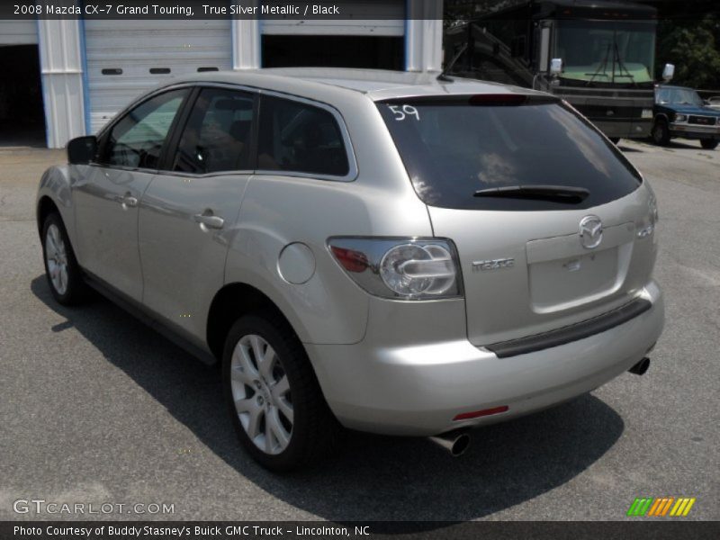 True Silver Metallic / Black 2008 Mazda CX-7 Grand Touring