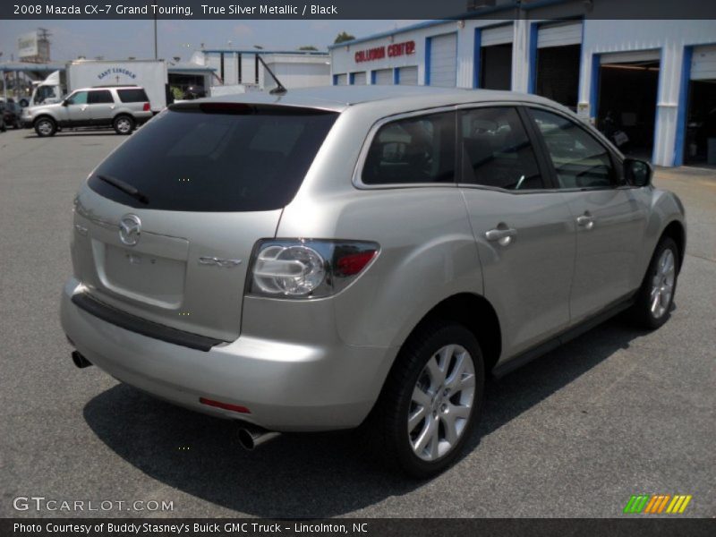 True Silver Metallic / Black 2008 Mazda CX-7 Grand Touring