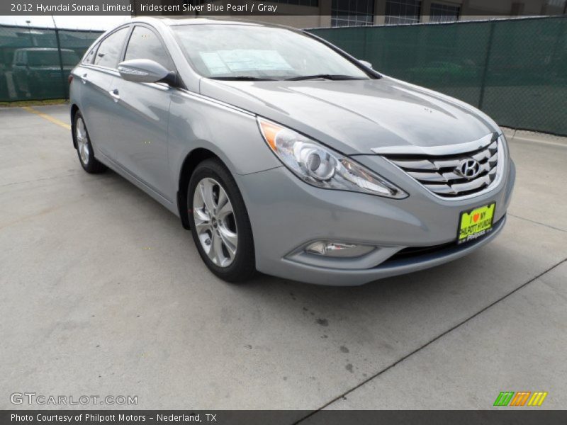 Iridescent Silver Blue Pearl / Gray 2012 Hyundai Sonata Limited