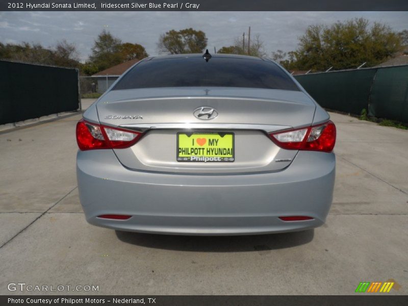 Iridescent Silver Blue Pearl / Gray 2012 Hyundai Sonata Limited