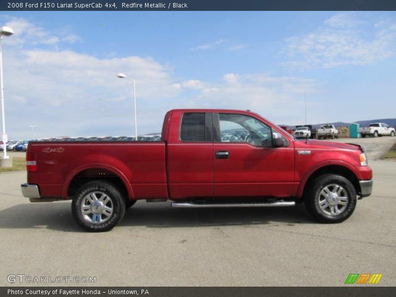  2008 F150 Lariat SuperCab 4x4 Redfire Metallic