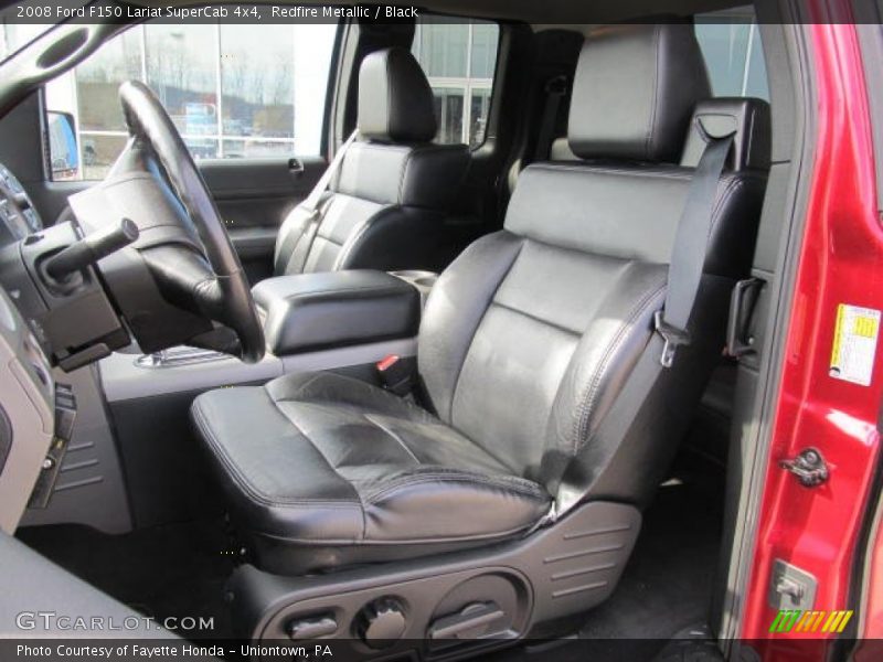 Front Seat of 2008 F150 Lariat SuperCab 4x4