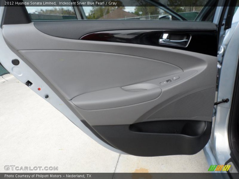Iridescent Silver Blue Pearl / Gray 2012 Hyundai Sonata Limited