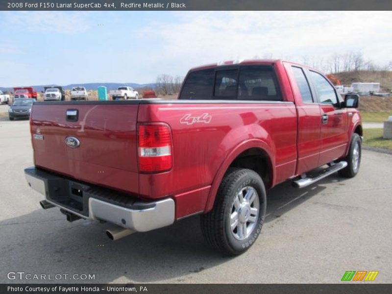  2008 F150 Lariat SuperCab 4x4 Redfire Metallic