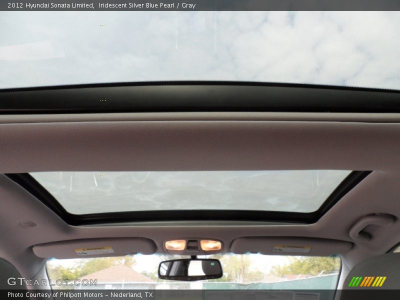 Iridescent Silver Blue Pearl / Gray 2012 Hyundai Sonata Limited