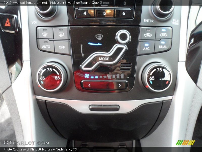 Iridescent Silver Blue Pearl / Gray 2012 Hyundai Sonata Limited