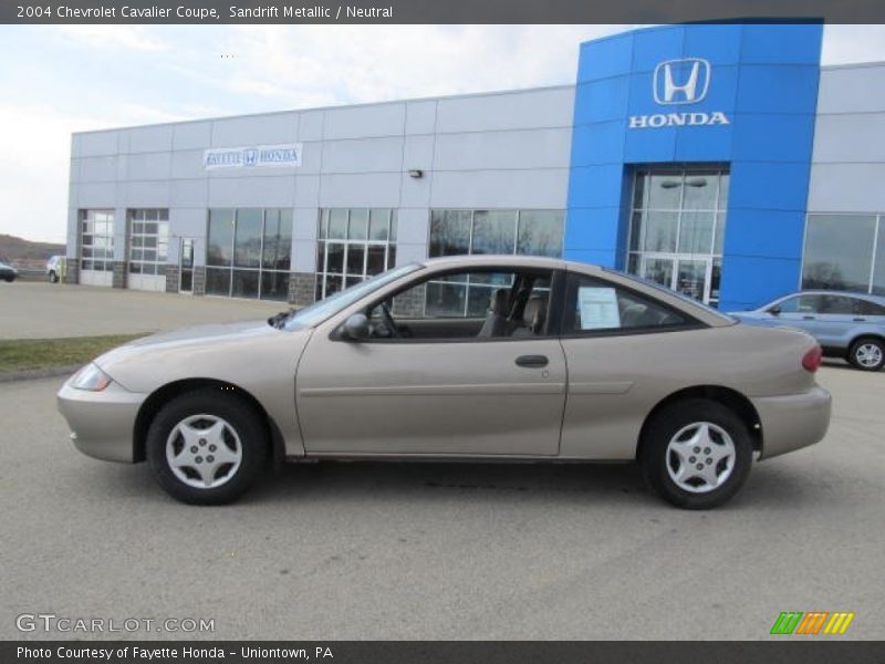 Sandrift Metallic / Neutral 2004 Chevrolet Cavalier Coupe