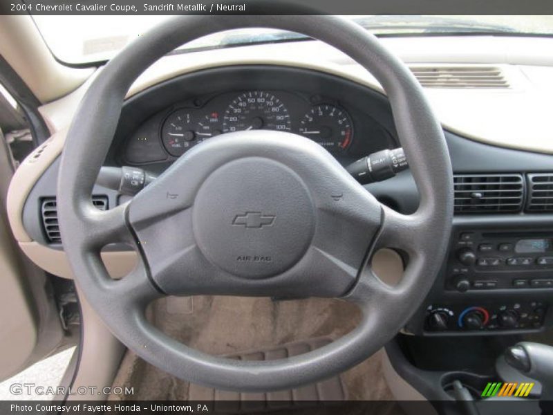 Sandrift Metallic / Neutral 2004 Chevrolet Cavalier Coupe