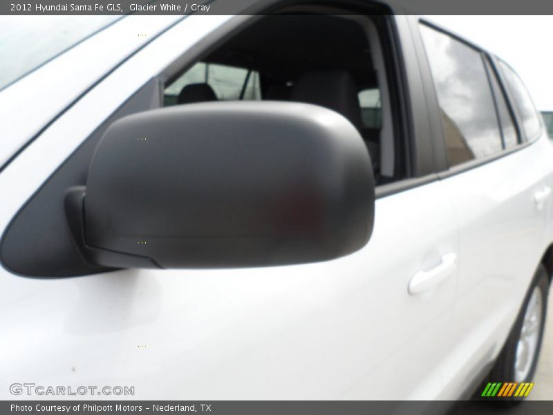 Glacier White / Gray 2012 Hyundai Santa Fe GLS