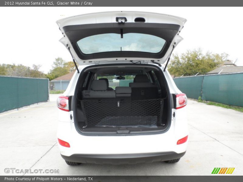 Glacier White / Gray 2012 Hyundai Santa Fe GLS