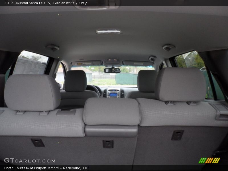 Glacier White / Gray 2012 Hyundai Santa Fe GLS