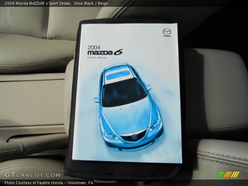 Onyx Black / Beige 2004 Mazda MAZDA6 s Sport Sedan
