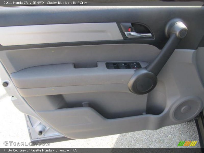 Glacier Blue Metallic / Gray 2011 Honda CR-V SE 4WD