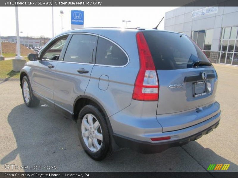 Glacier Blue Metallic / Gray 2011 Honda CR-V SE 4WD