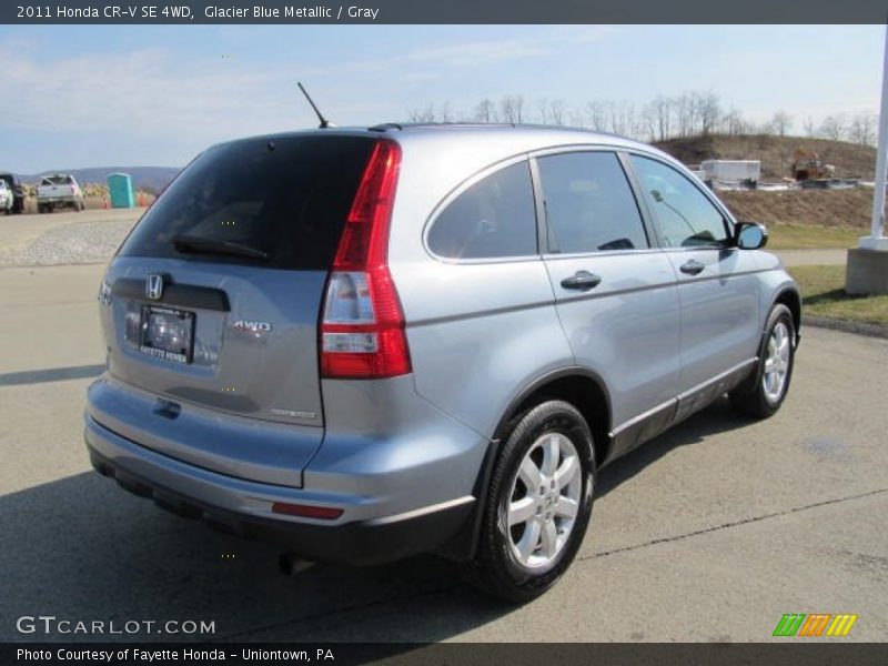 Glacier Blue Metallic / Gray 2011 Honda CR-V SE 4WD