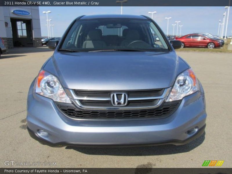 Glacier Blue Metallic / Gray 2011 Honda CR-V SE 4WD