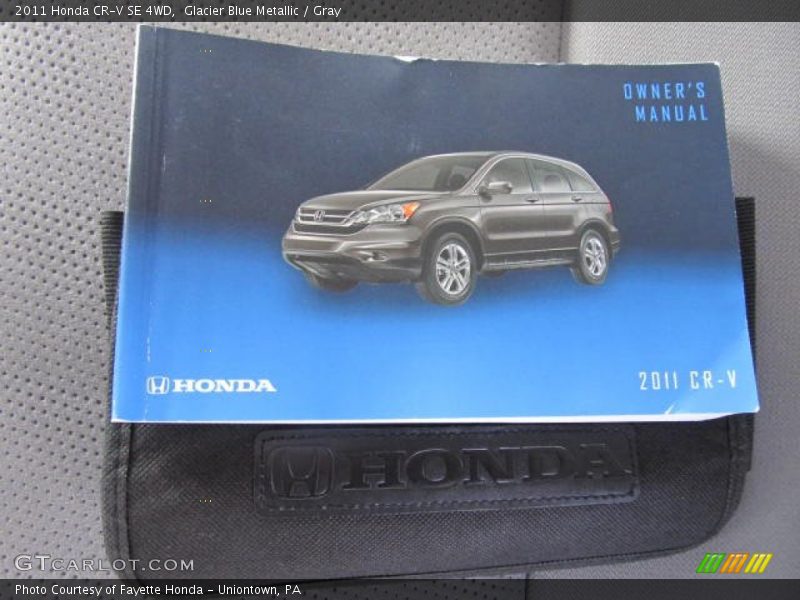 Glacier Blue Metallic / Gray 2011 Honda CR-V SE 4WD