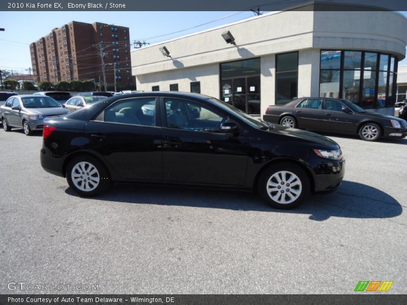 Ebony Black / Stone 2010 Kia Forte EX