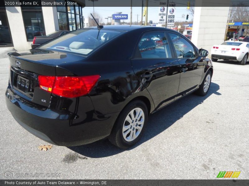 Ebony Black / Stone 2010 Kia Forte EX
