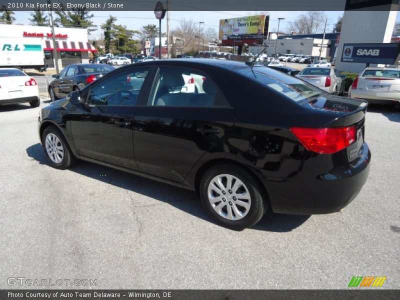 Ebony Black / Stone 2010 Kia Forte EX