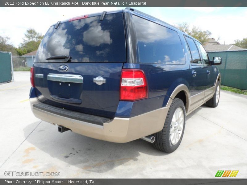 Dark Blue Pearl Metallic / Chaparral 2012 Ford Expedition EL King Ranch 4x4