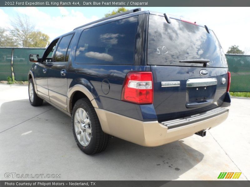 Dark Blue Pearl Metallic / Chaparral 2012 Ford Expedition EL King Ranch 4x4