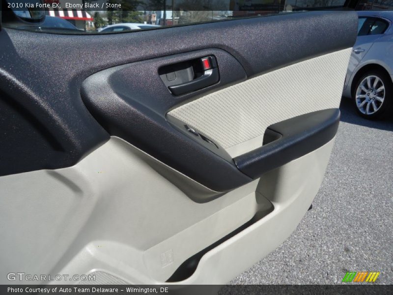 Ebony Black / Stone 2010 Kia Forte EX