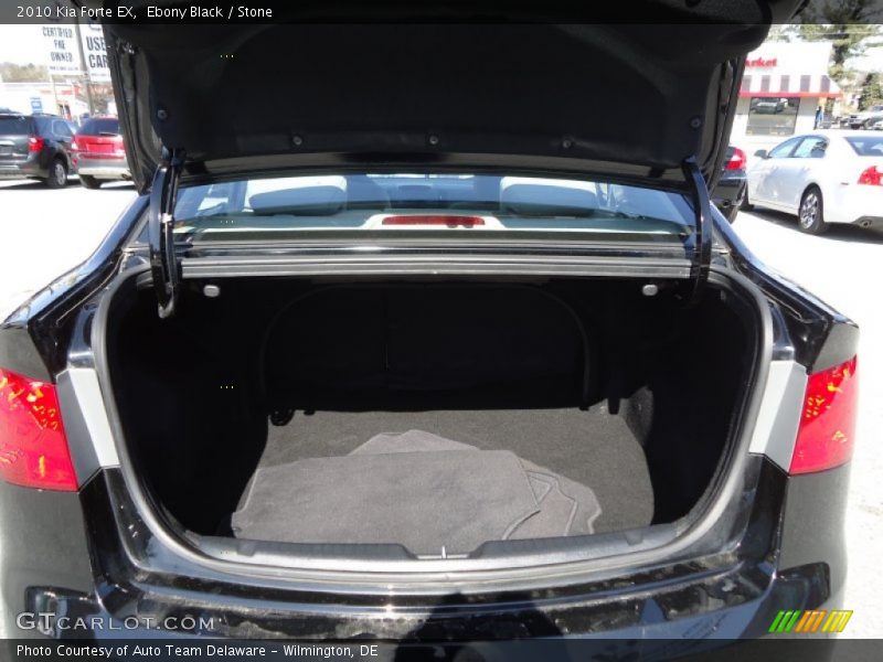 Ebony Black / Stone 2010 Kia Forte EX