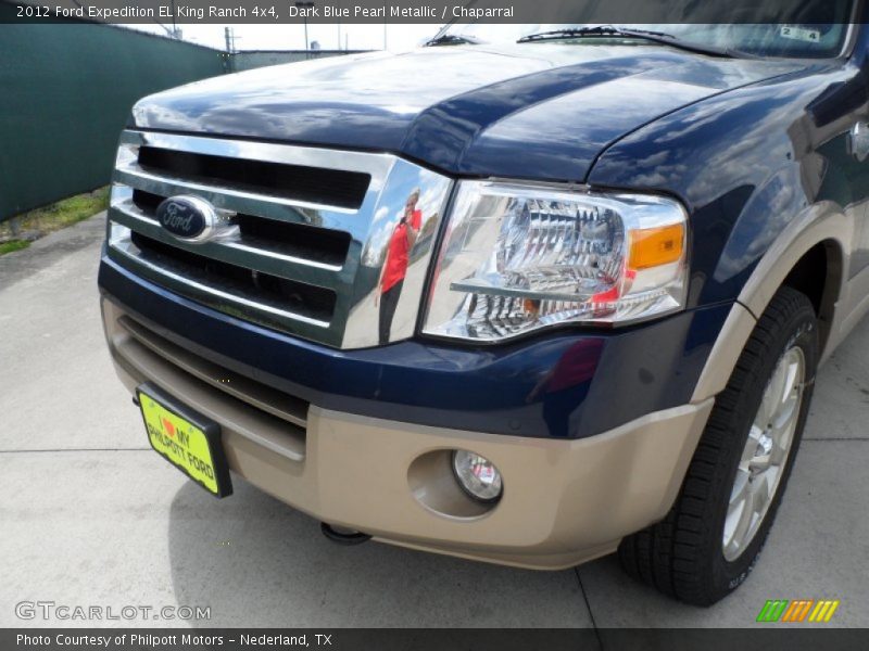 Dark Blue Pearl Metallic / Chaparral 2012 Ford Expedition EL King Ranch 4x4